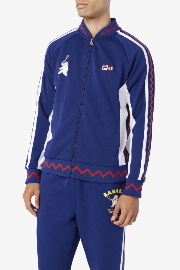 FILA X RB Babar Iggy Jacket Fila Beacon Blue-White