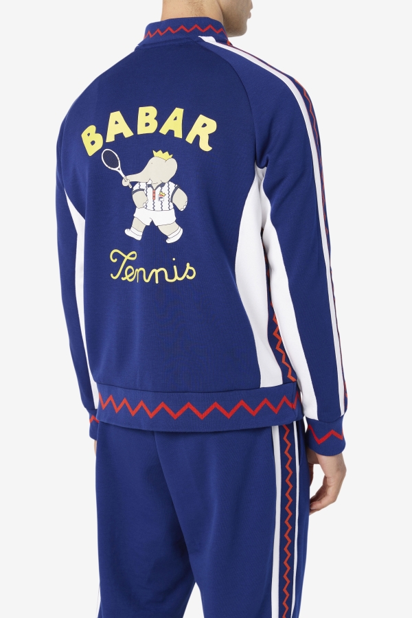FILA X RB Babar Iggy Jacket Fila Beacon Blue-White