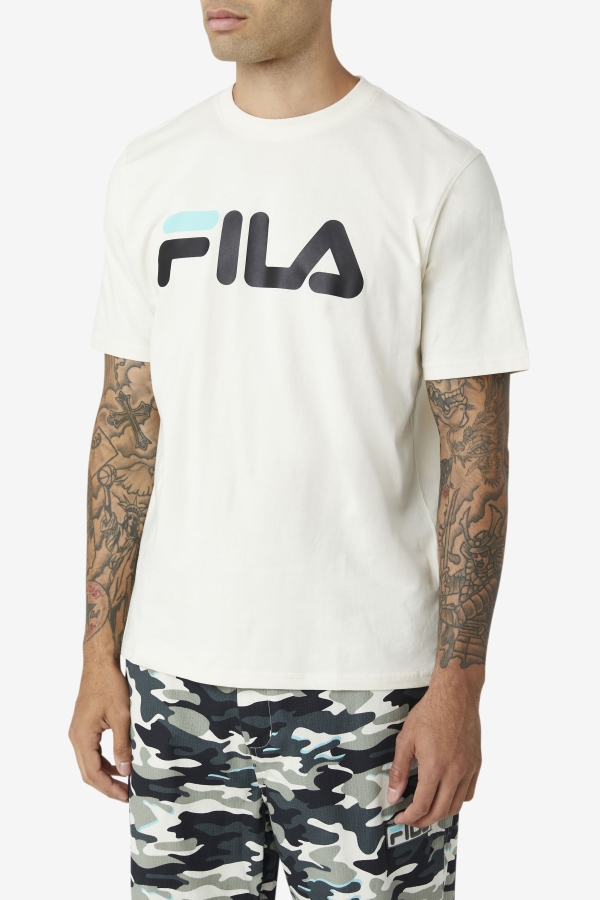 Turtledove-Black-Blue Men\'s Eagle Tee Fila