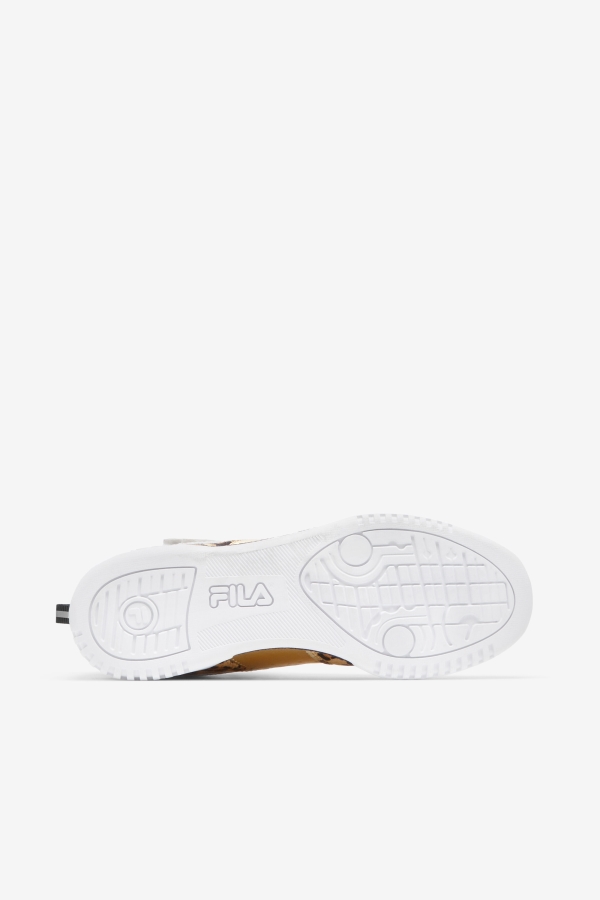 Fila Metallic Gold-White-Black Women\'s F-14 Metallic