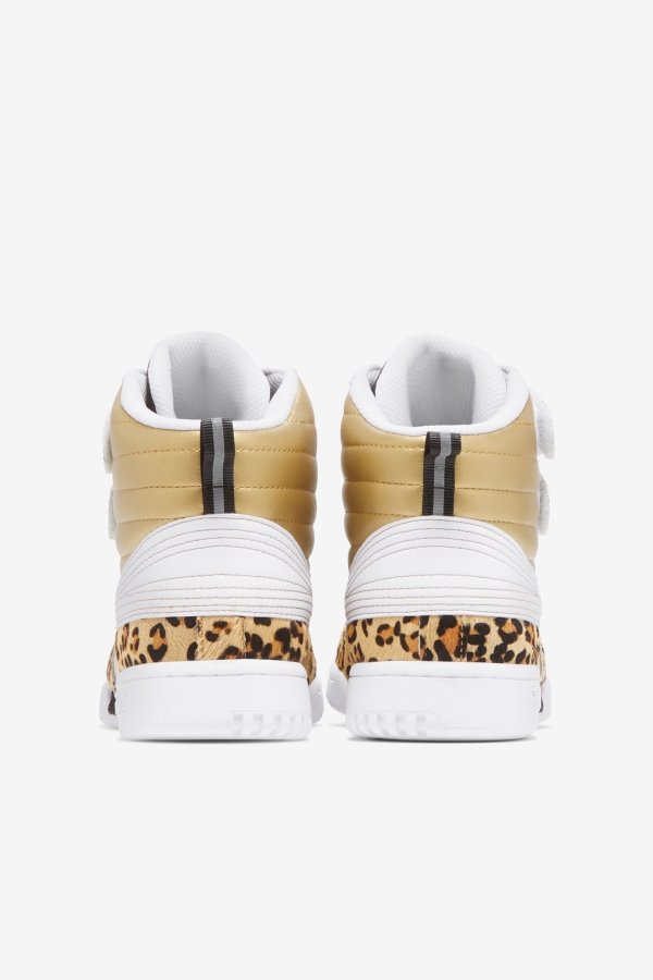 Fila Metallic Gold-White-Black Women\'s F-14 Metallic