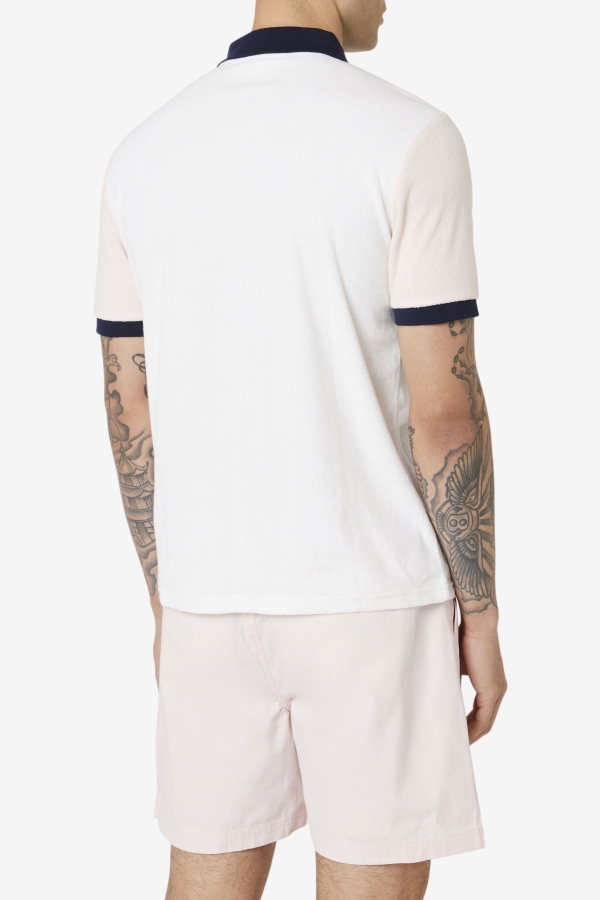 Gramme Polo Fila Marshmallow-Pink-Navy