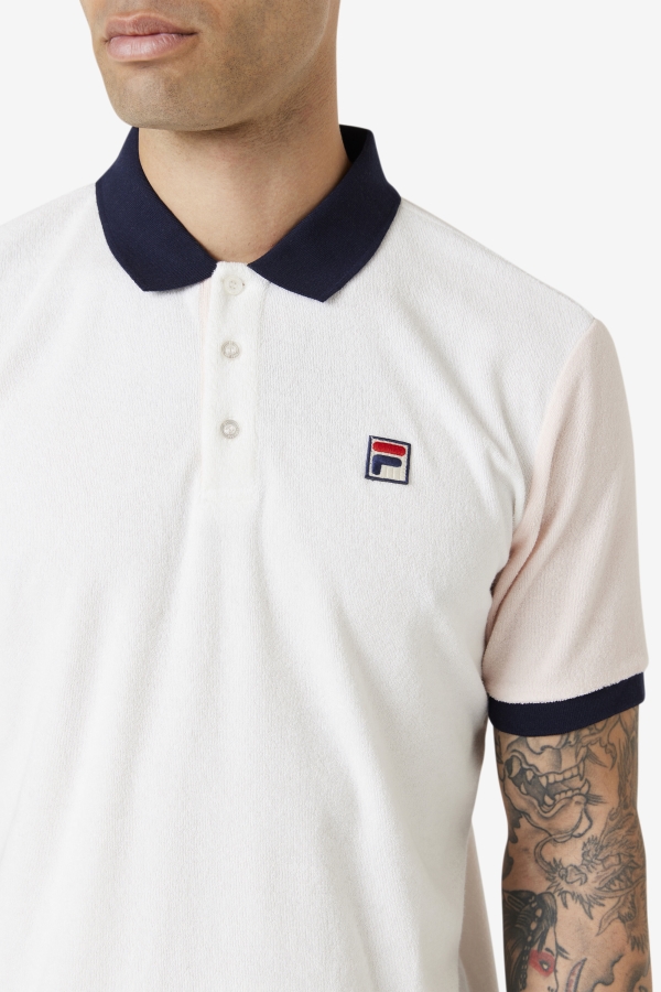 Gramme Polo Fila Marshmallow-Pink-Navy