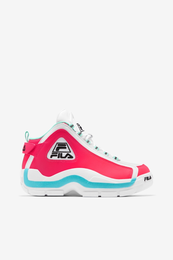 Women's Grant Hill 2 White-Diva Pink-Blue Fila