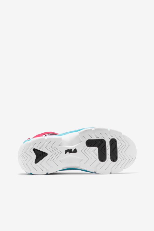 Women\'s Grant Hill 2 White-Diva Pink-Blue Fila