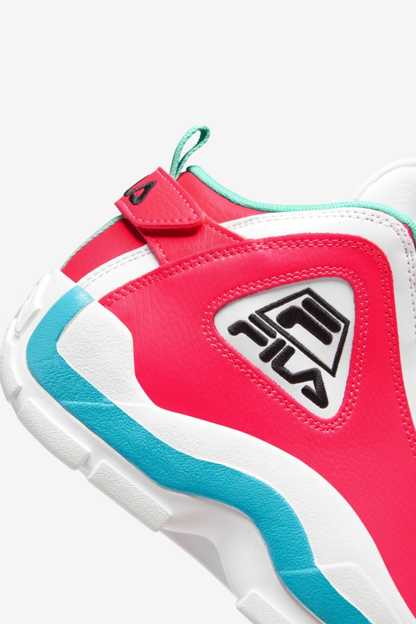 Women\'s Grant Hill 2 White-Diva Pink-Blue Fila