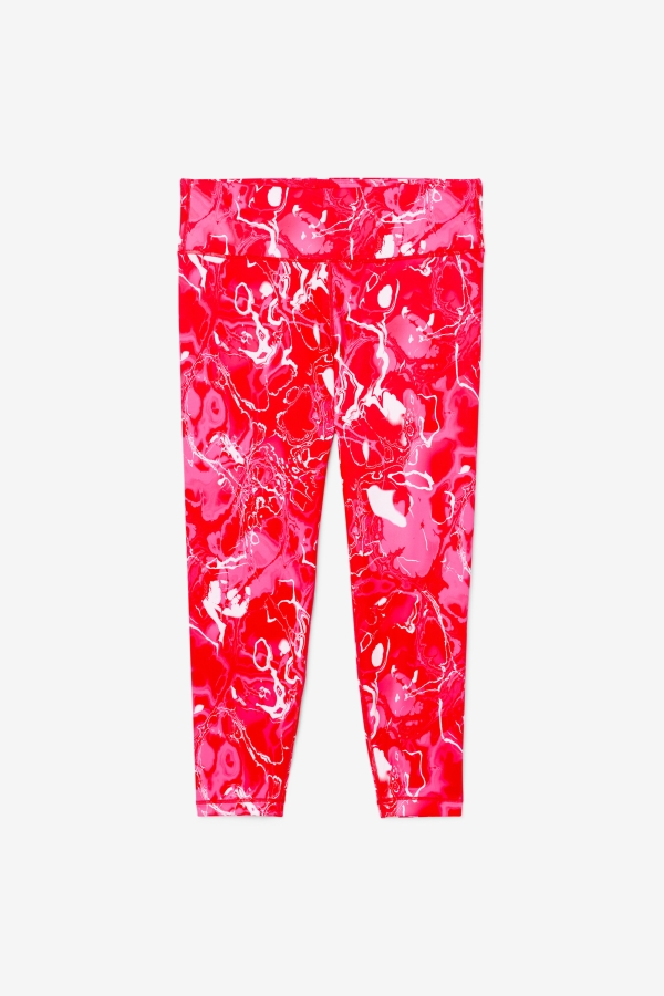Pink Marble Fila Forza Sleek 7-8 Leggings