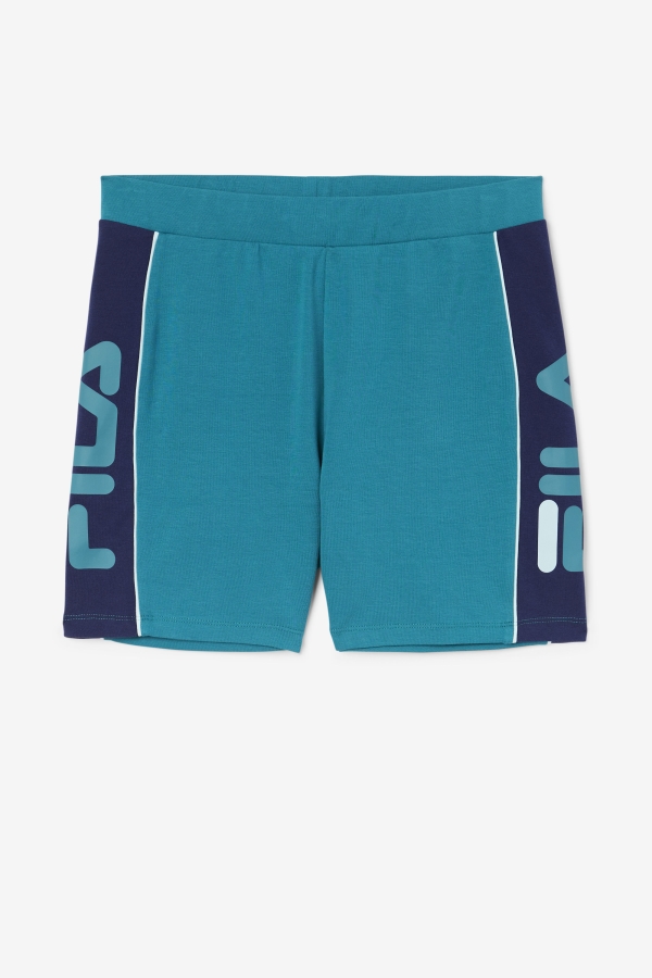 Fila Deep Lake-Navy-Iced Aqua Davina Bike Short