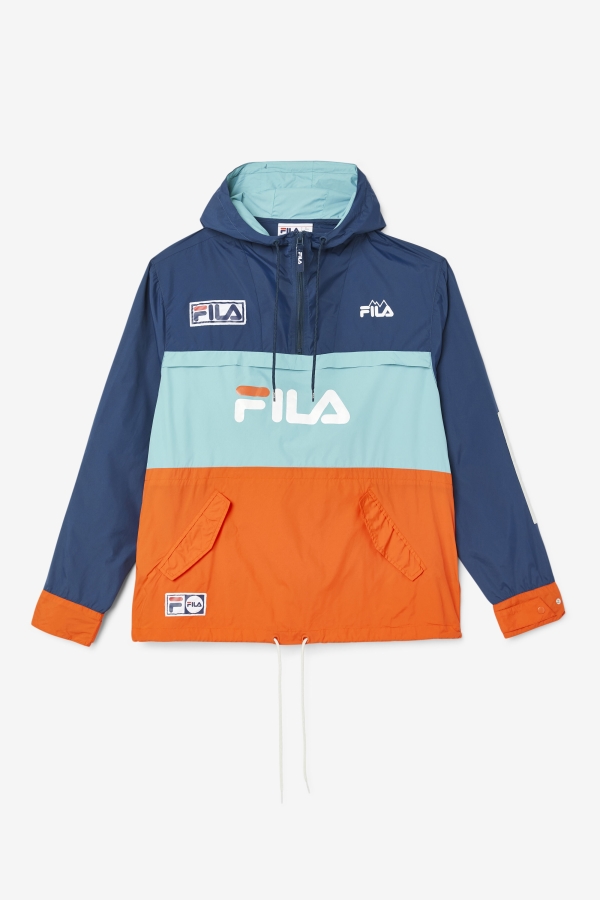 Navy-Bayou-Cherry Tomato Tharu Windjacket Fila