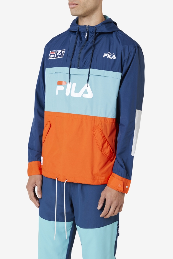 Navy-Bayou-Cherry Tomato Tharu Windjacket Fila