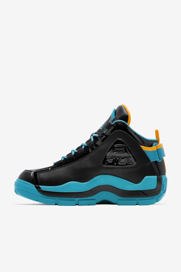 Men\'s Grant Hill 2 x Semi-Pro Fila Black-Teal-Zinnia