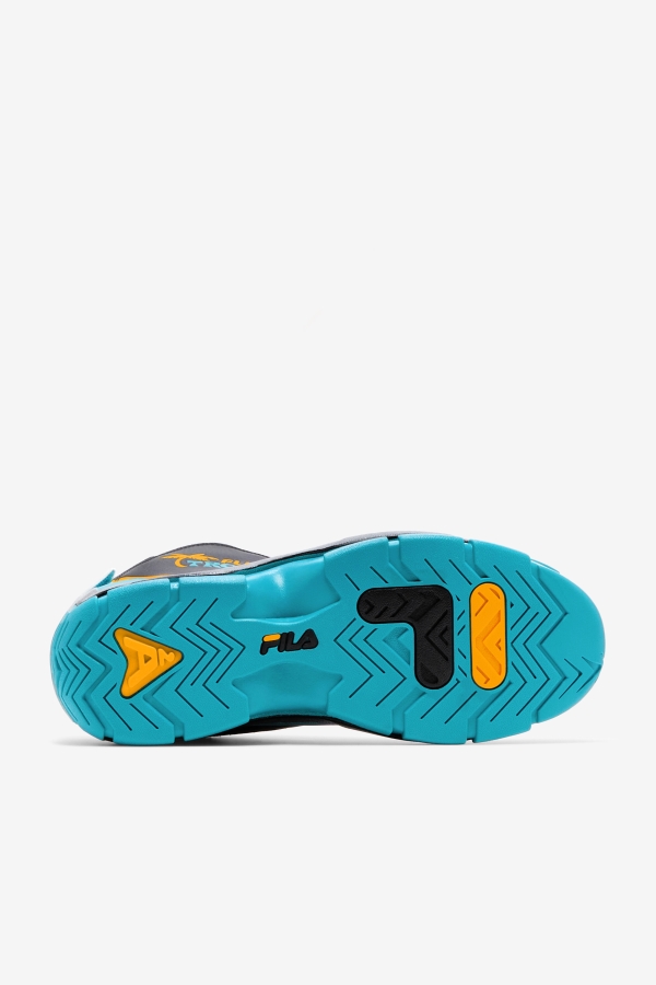 Men\'s Grant Hill 2 x Semi-Pro Fila Black-Teal-Zinnia