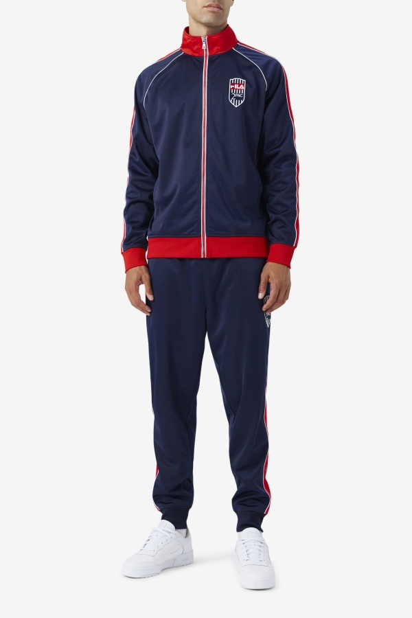 2Pac Track Jacket Navy-Red-White Fila