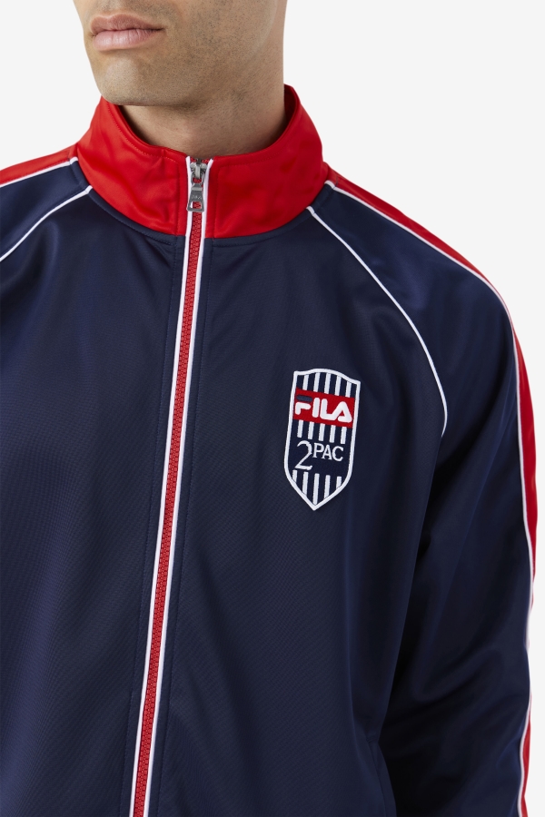 2Pac Track Jacket Navy-Red-White Fila