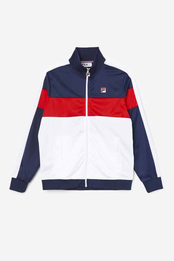 Assembly Track Jacket Navy-White-Red Fila