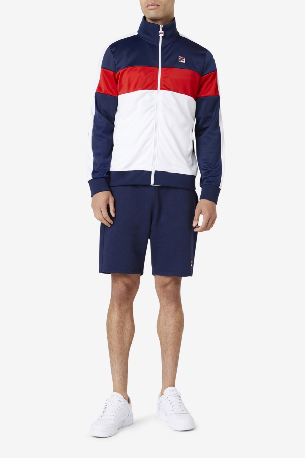 Assembly Track Jacket Navy-White-Red Fila
