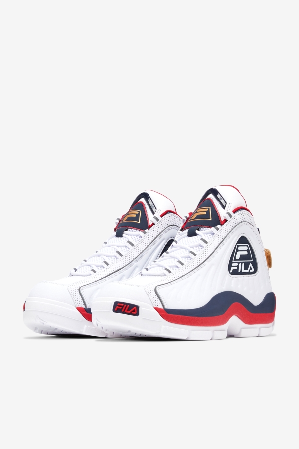 Men\'s Grant Hill 2 Game Break White-Blues-Red Fila