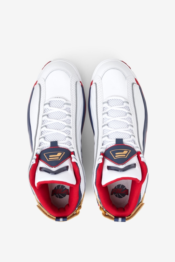 Men\'s Grant Hill 2 Game Break White-Blues-Red Fila