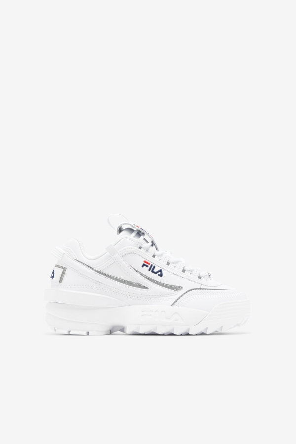 Big Kids' Disruptor 2 EXP White-Navy-Red Fila