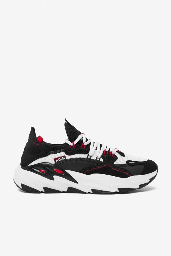 White-Black-Red Fila Men's Ray Tracer Evo 2