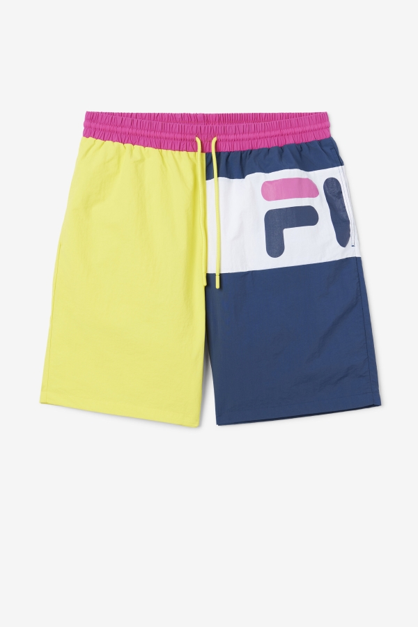 Yellow-Navy-White Cosire Swim Short Fila