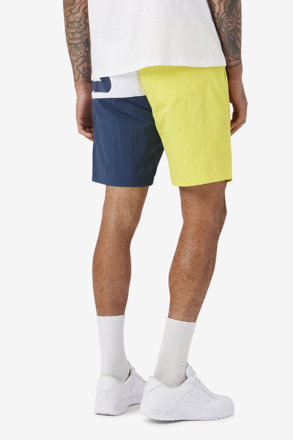 Yellow-Navy-White Cosire Swim Short Fila