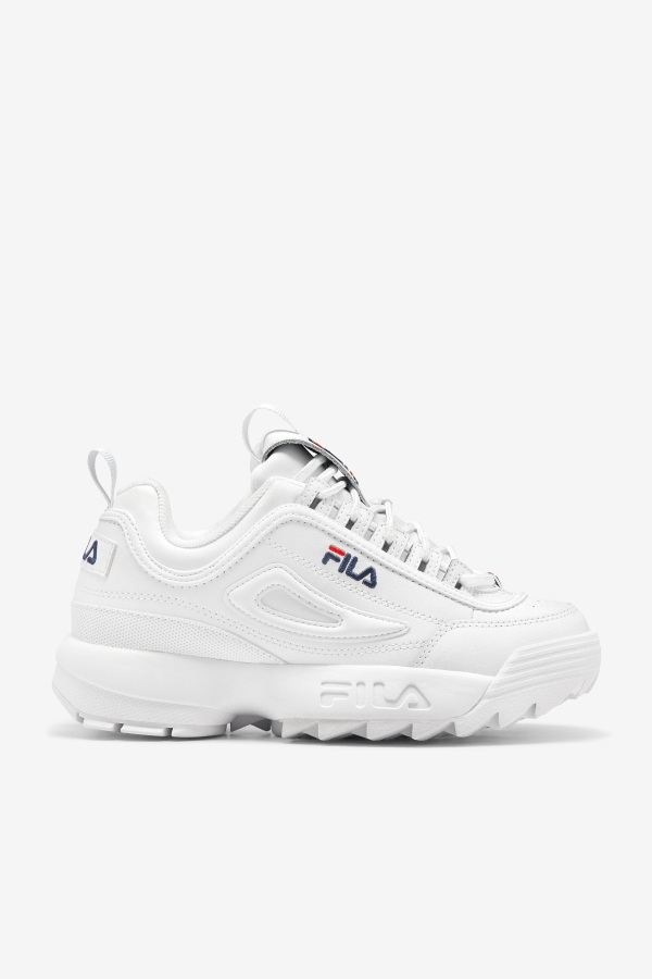Fila White-Navy-Red Men's Disruptor 2 Premium