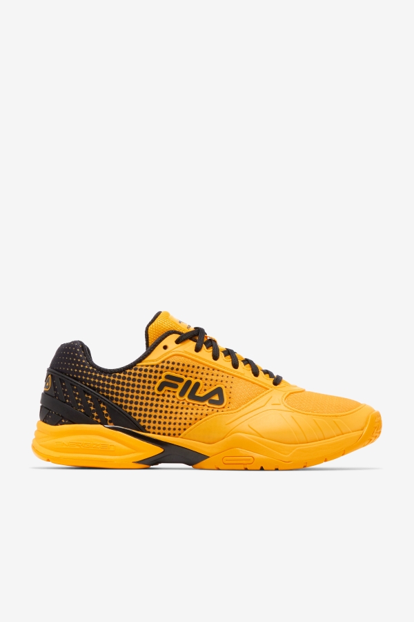 Citrus-Black Fila Men's Volley Zone