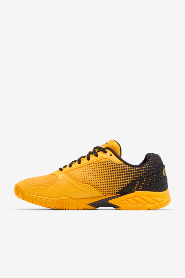 Citrus-Black Fila Men\'s Volley Zone