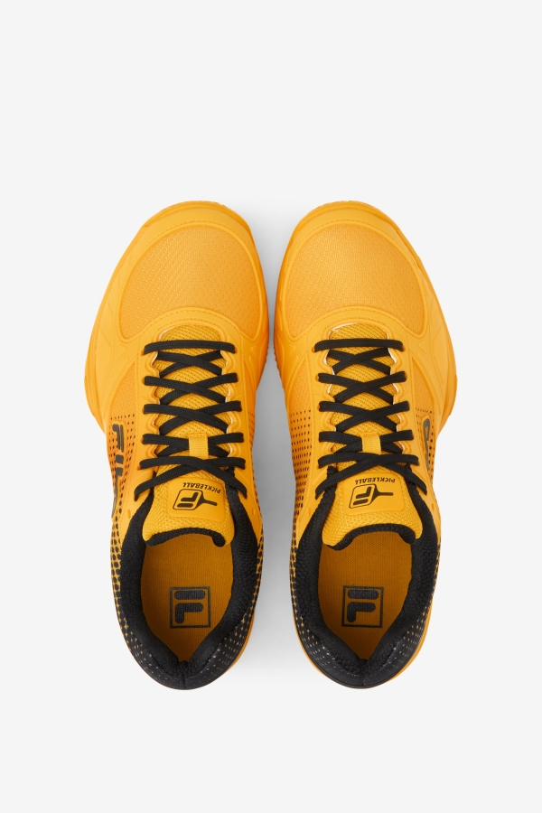 Citrus-Black Fila Men\'s Volley Zone