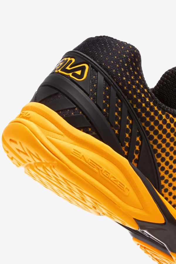 Citrus-Black Fila Men\'s Volley Zone