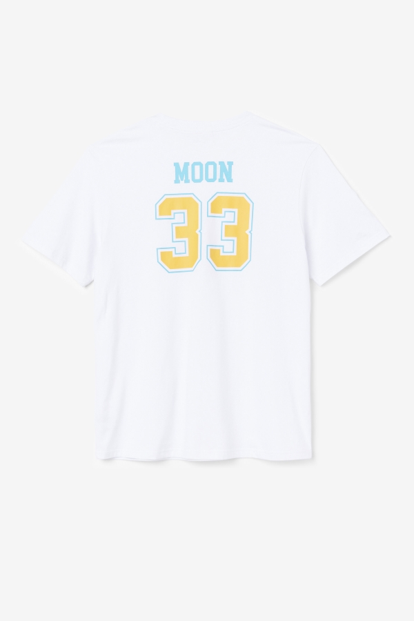 White Semi-Pro Moon Tee Fila
