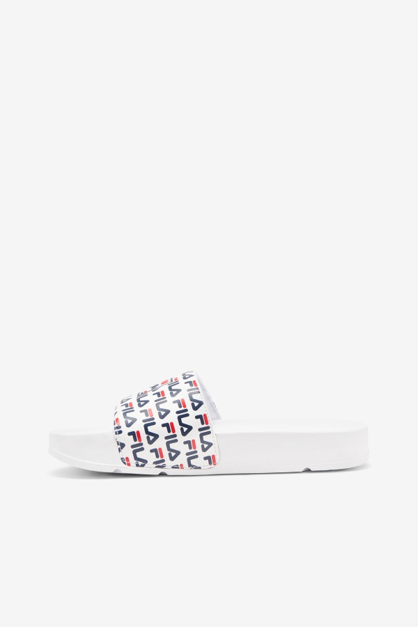 White-Navy-Red Fila Women\'s drifter mood 2