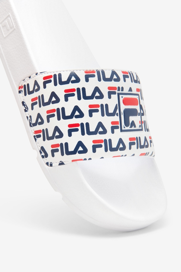 White-Navy-Red Fila Women\'s drifter mood 2