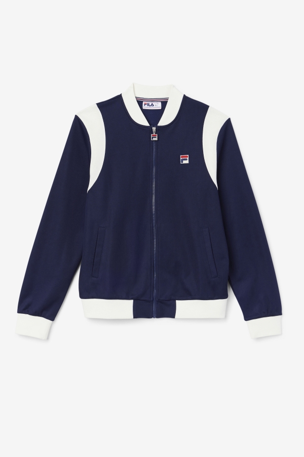 Colton Bomber Navy-Egret Fila