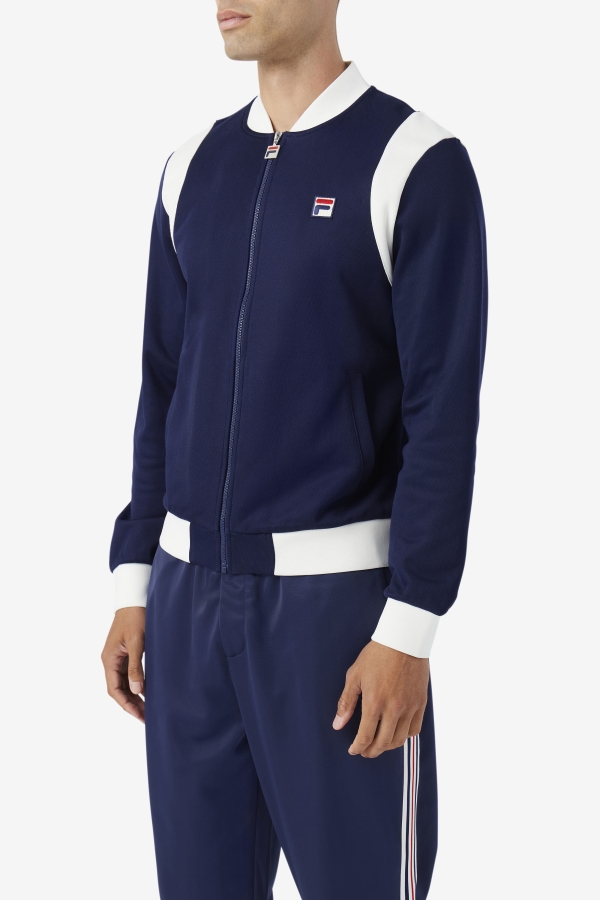 Colton Bomber Navy-Egret Fila