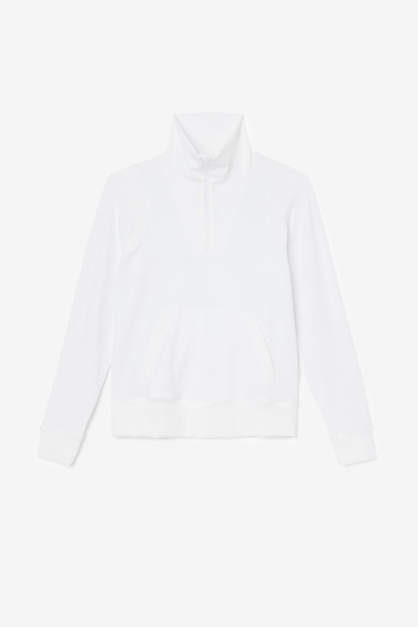 Fila White Fi-Lux Half Zip