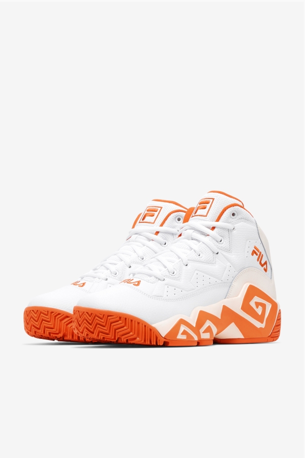 White-Mandarin Red-Gardenia Men\'s MB Fila