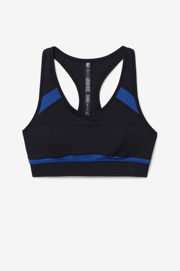 Uplift Racerback Sports Bra Black-Npny Fila