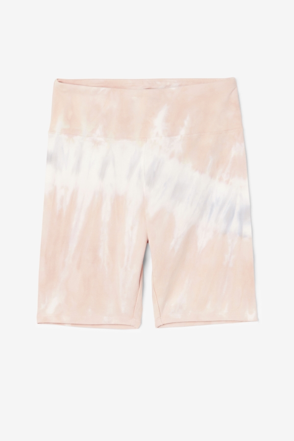 Fila Gardenia-White-Belgian Block Taima Tie Dye Bike Short