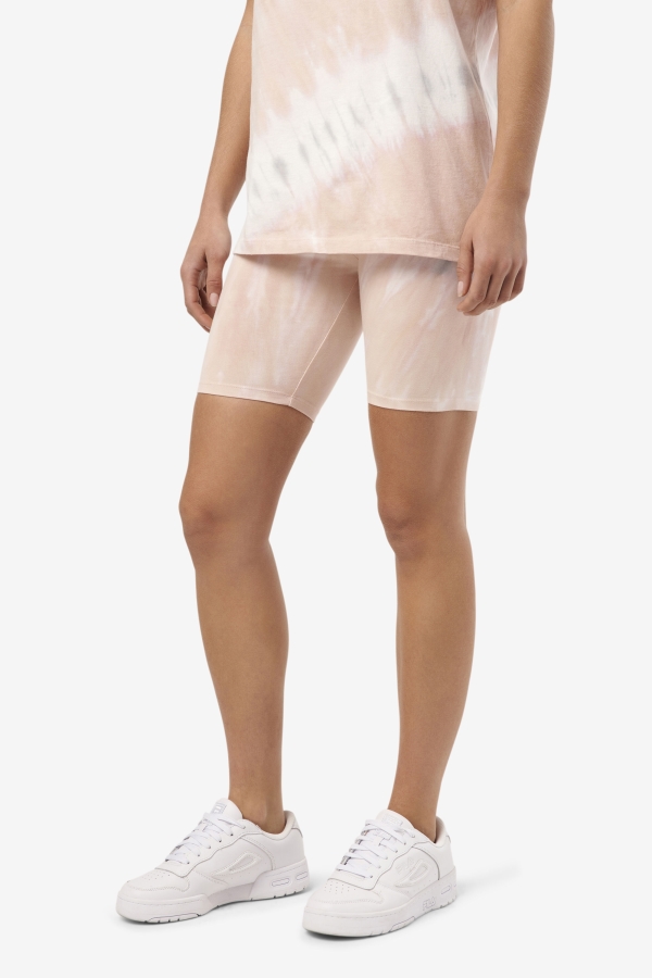 Fila Gardenia-White-Belgian Block Taima Tie Dye Bike Short