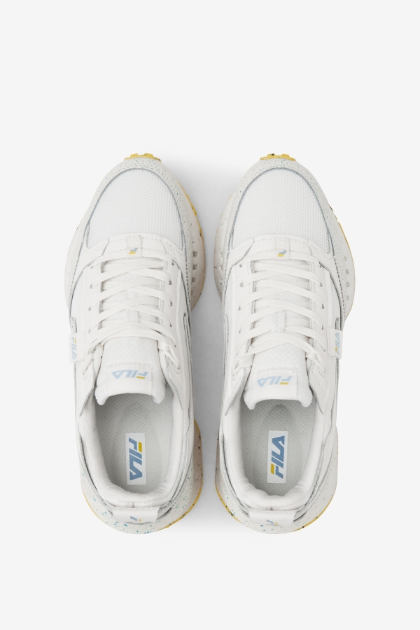 Women\'s Renno N-Generation Green Splatter White-White-Blue Fog Fila