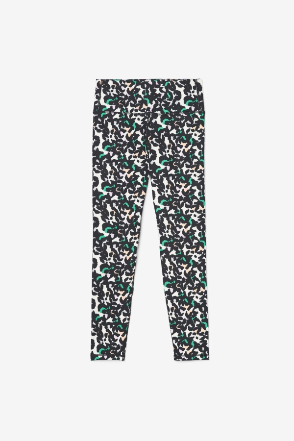 Black Animal Fila Forza Sleek 7-8 Leggings