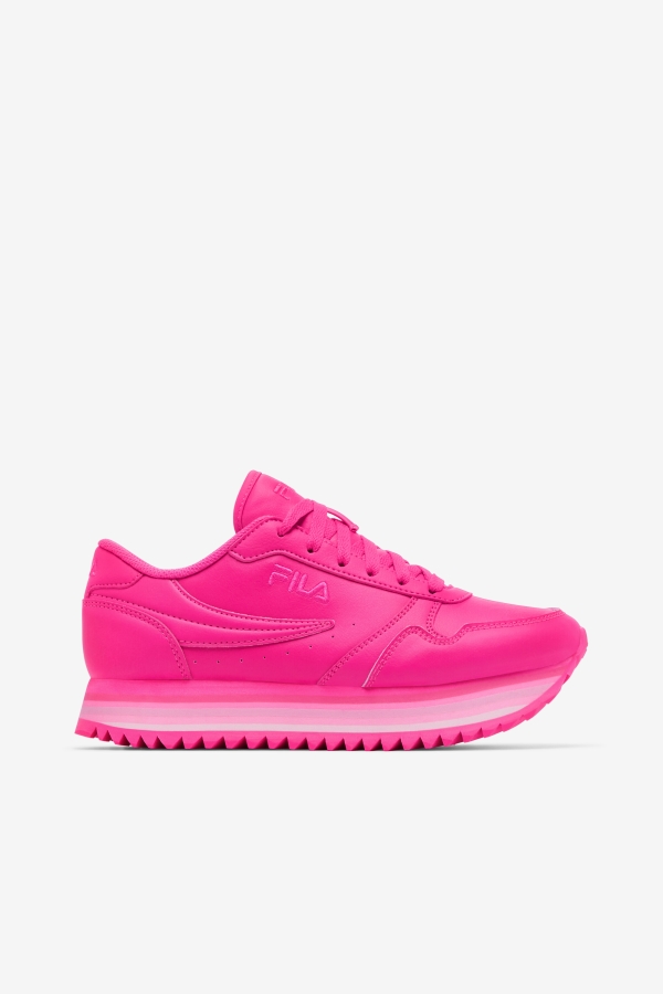 Fila Women\'s Orbit Stripe Pink Glo-Pink