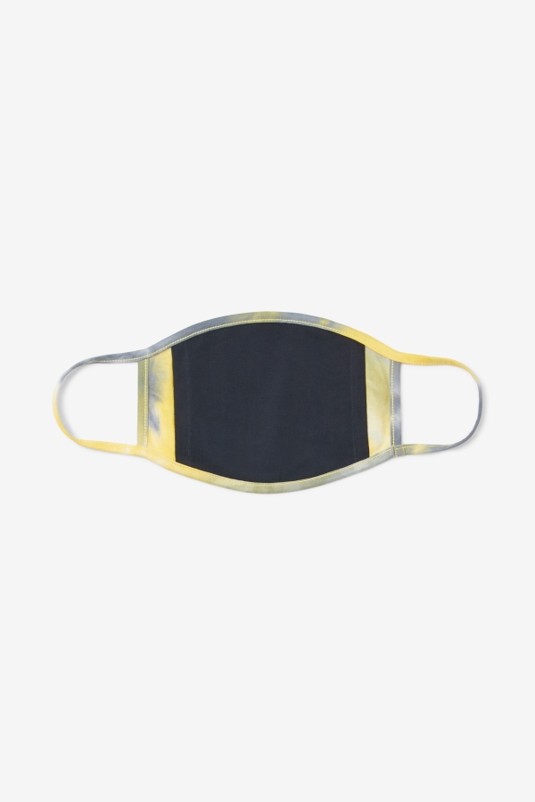 Yellow Tie Dye Face Mask Fila Yellow Tie Dye
