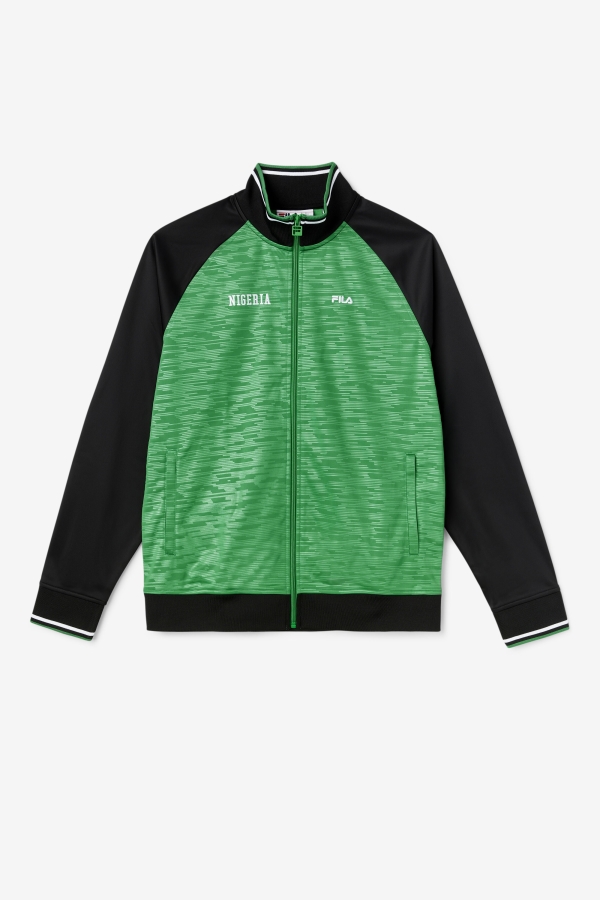 Nigeria Track Jacket Fila Jelly Bean-Black-White