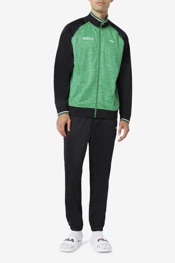 Nigeria Track Jacket Fila Jelly Bean-Black-White