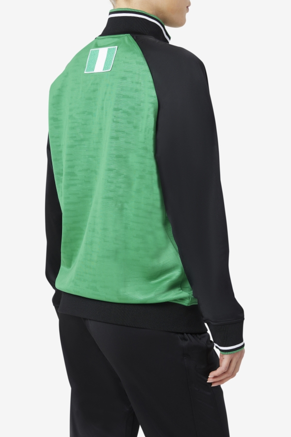 Nigeria Track Jacket Fila Jelly Bean-Black-White