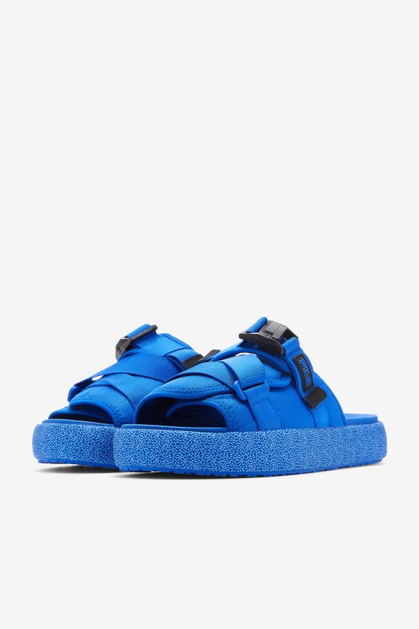 Blue-Black-Blue Men\'s Atlas Slide Fila