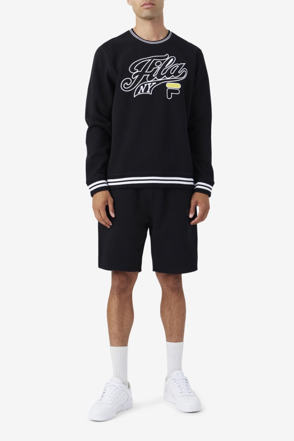 Fila Black-White-Mimosa Taylor Crewneck Sweatshirt
